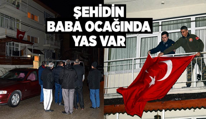 Şehidin baba ocağında yas var