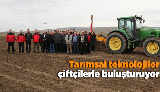 Tarımsal teknolojiler çiftçilerle buluşturuyor