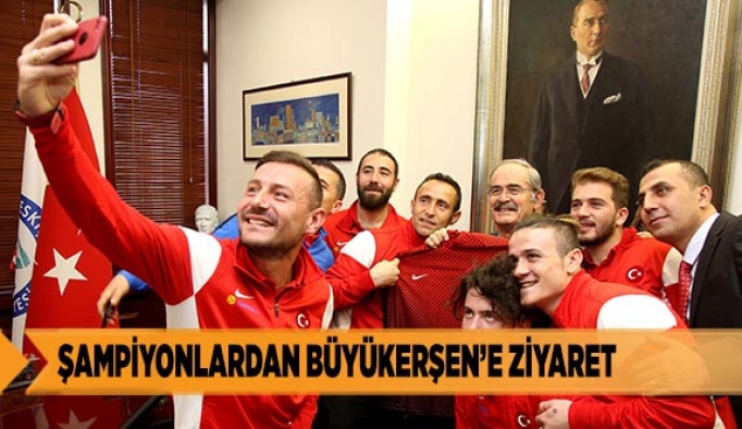 AMPUTE FUTBOL MİLLİ TAKIMI BÜYÜKERŞEN’İ ZİYARET ETTİ