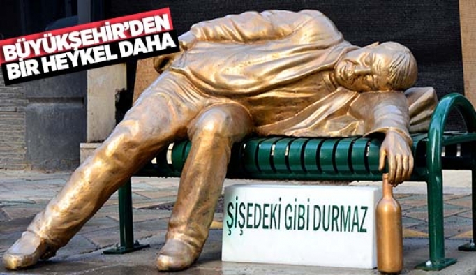 BÜYÜKŞEHİR’DEN YENİ BİR HEYKEL DAHA