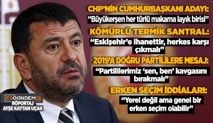 CHP'li Ağbaba: Yılmaz Büyükerşen sadece Türkiye için değil, dünya için örnek bir belediye başkanıdır