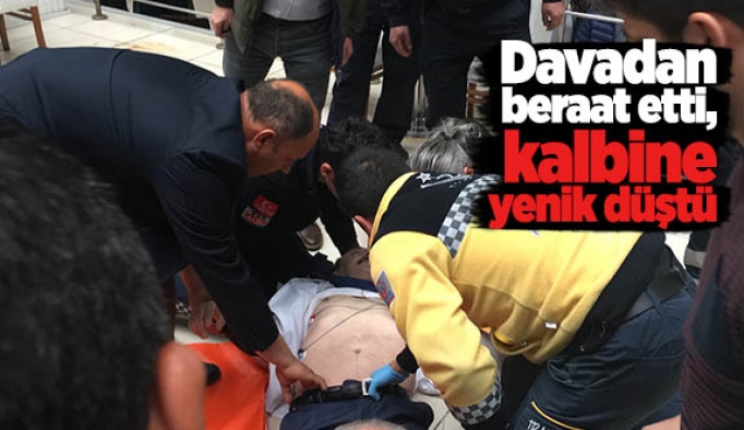 Davadan beraat etti, kalbine yenik düştü