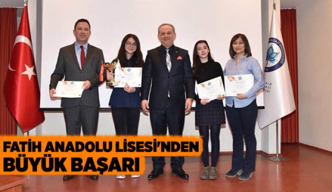 FATİH ANADOLU LİSESİ'NDEN BÜYÜK BAŞARI