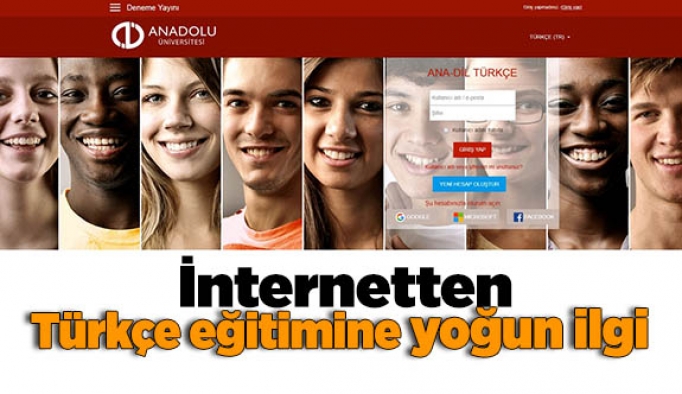 İnternetten Türkçe eğitimine yoğun ilgi