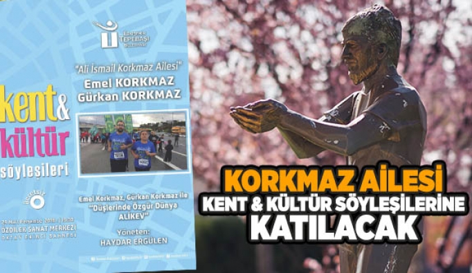 KORKMAZ AİLESİ KENT & KÜLTÜR SÖYLEŞİLERİNE KATILACAK