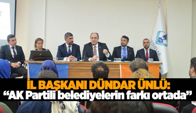 Ünlü: AK Partili belediye farkı ortada