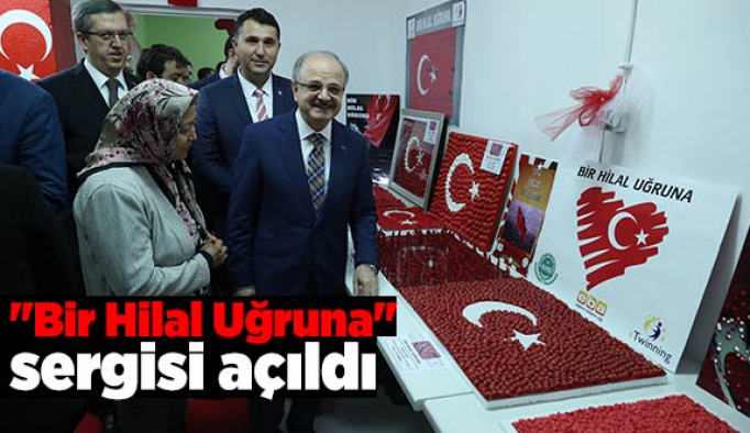 "Bir Hilal Uğruna" sergisi açıldı