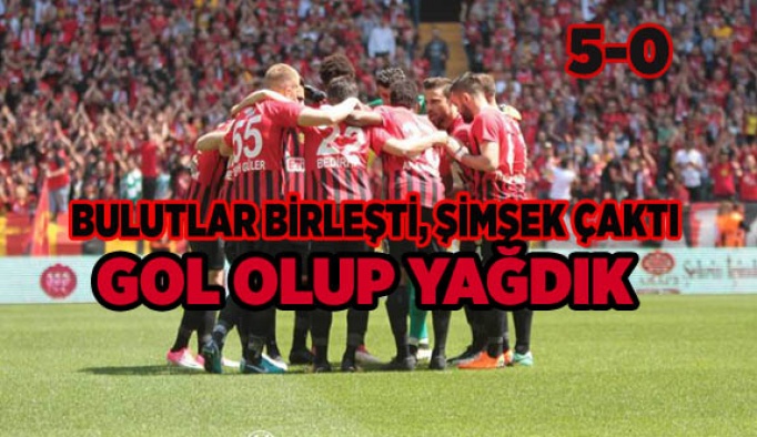 BULUTLAR BİRLEŞTİ ŞİMŞEK ÇAKTI  GOL OLUP YAĞDIK