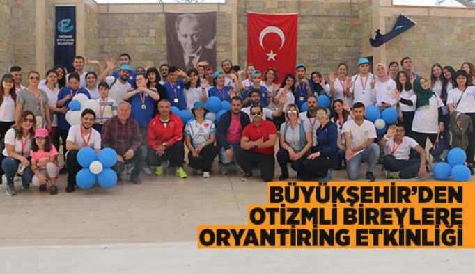 BÜYÜKŞEHİR’DEN OTİZMLİ BİREYLERE ORYANTİRİNG ETKİNLİĞİ