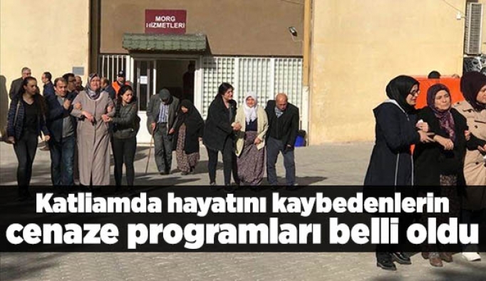 CENAZE PROGRAMLARI BELLİ OLDU