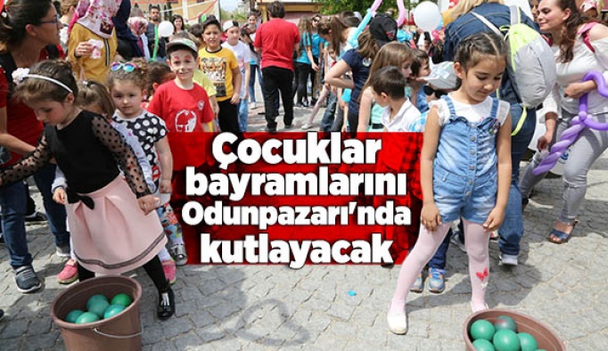 Çocuklar bayramlarını Odunpazarı'nda kutlayacak