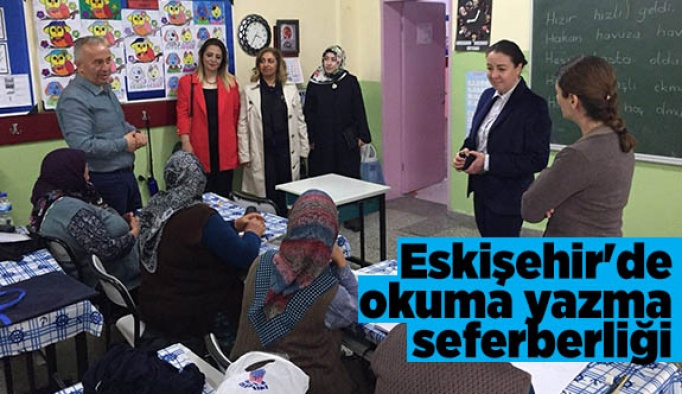 Eskişehir'de okuma yazma seferberliği