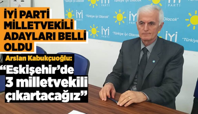 İYİ PARTİ MİLLETVEKİLİ ADAY ADAYLARI BELLİ OLDU