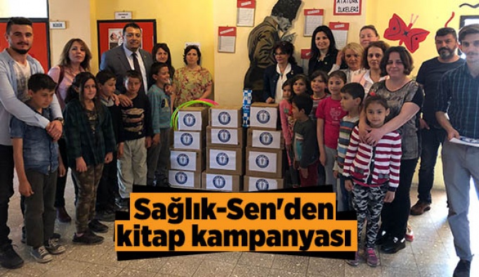 Sağlık-Sen'den kitap kampanyası