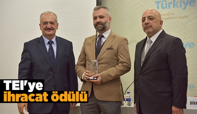 TEI'ye ihracat ödülü