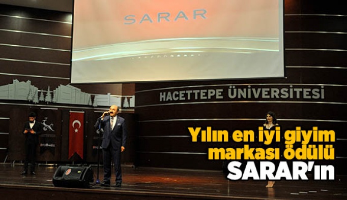 Yılın en iyi giyim markası ödülü SARAR'ın