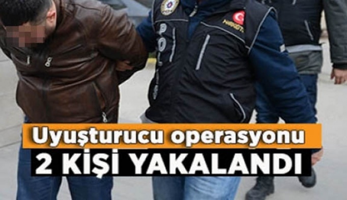 Eskişehir'de uyuşturucu operasyonu: 2 gözaltı