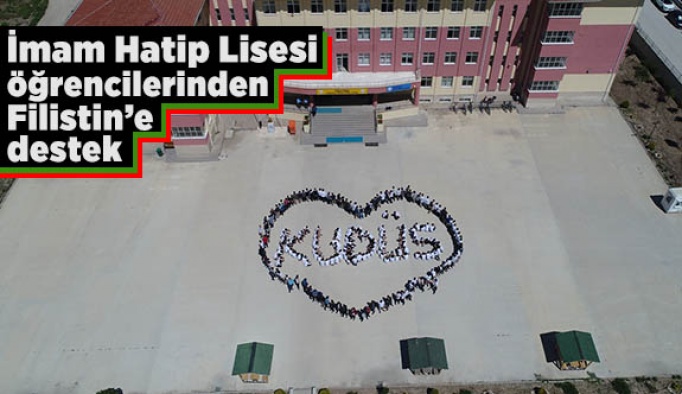 İmam Hatip Lisesi öğrencilerinden "Kudüs" kareografisi