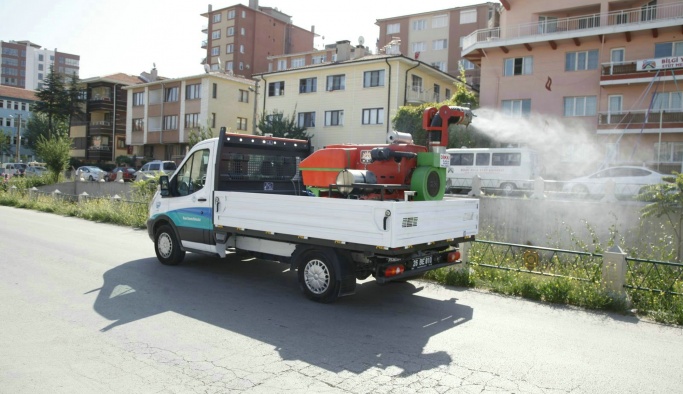 Odunpazarı Belediyesi ilaçlama çalışmalarına titizlikle devam ediyor