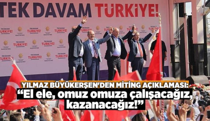 Yılmaz Büyükerşen'den miting açıklaması