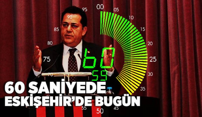 60 saniyede Eskişehir gündemi