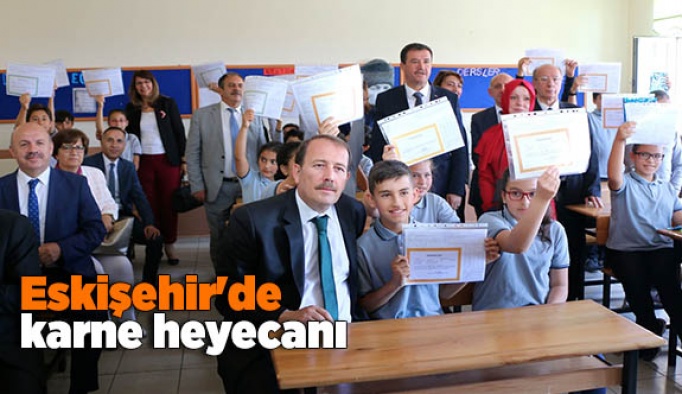 Eskişehir'de karne heyecanı