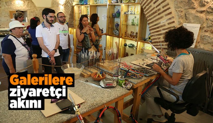 Galerilere ziyaretçi akını