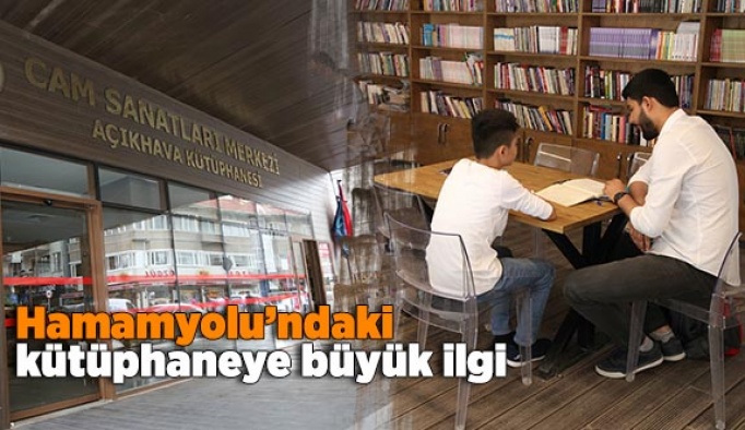 Hamamyolu’ndaki kütüphaneye büyük ilgi