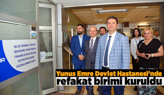 Yunus Emre Devlet Hastanesi'nde refakat birimi kuruldu