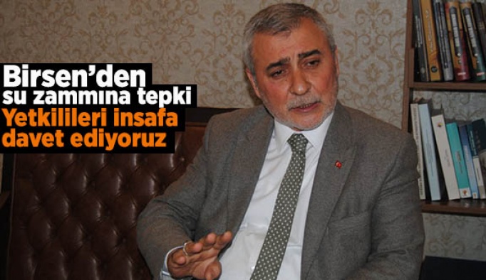 AK PARTİLİ BİRSEN’DEN SU ZAMMINA TEPKİ