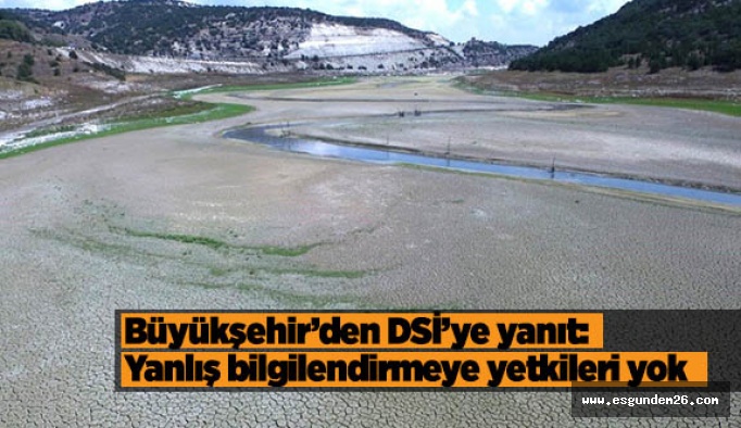 Büyükşehir'den DSİ'ye yanıt