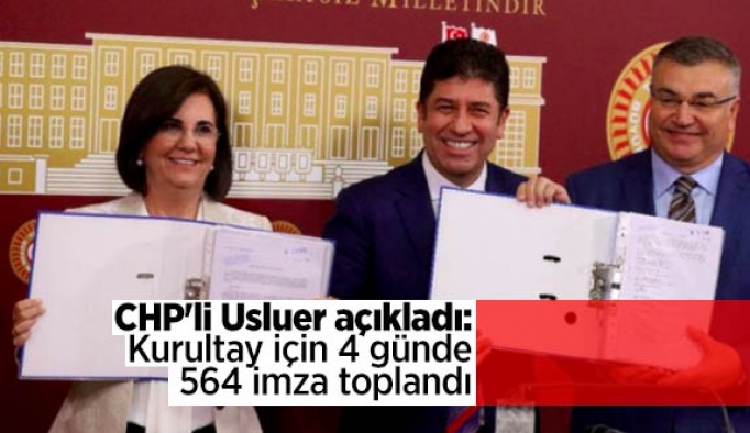 CHP’li muhalifler dördüncü günde 564 imzaya ulaştı