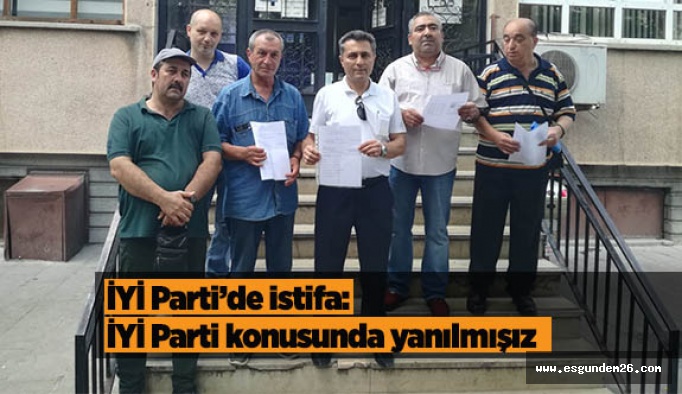 İYİ Parti Eskişehir İl Teşkilatı’nda  istifa