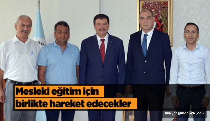 Mesleki eğitim için birlikte hareket edecekler