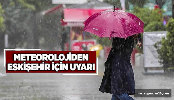 Meteoroloji uyardı!  Sağanak yağış geliyor