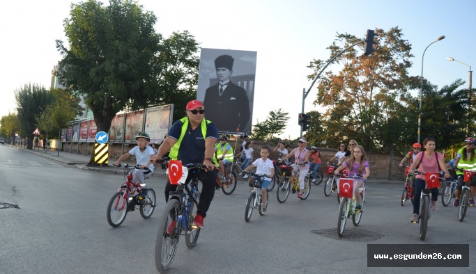 Odunpazarı’nda pedallar zafer için döndü