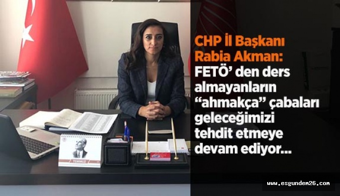 CHP İl Başkanı Rabia Akman, karma eğitim tartışmalarını eleştirdi