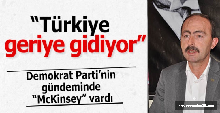 Demokrat Parti’nin gündeminde “McKinsey” vardı