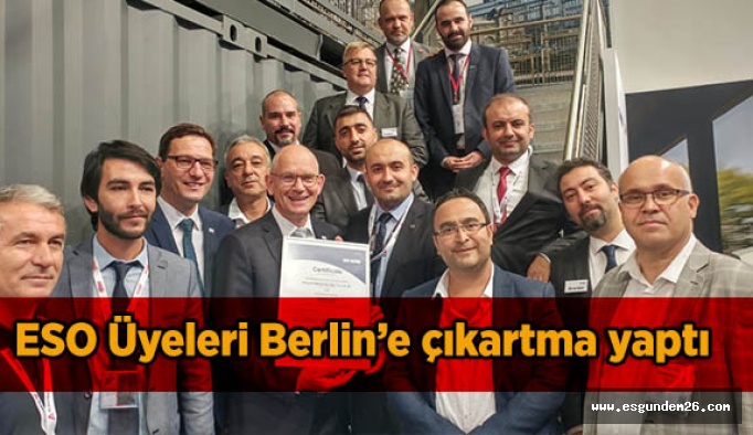 ESO Üyeleri Berlin’e çıkartma yaptı