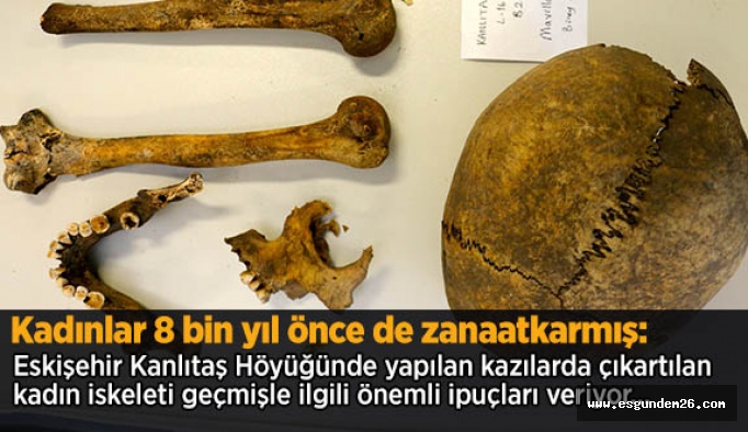 Kadınlar 8 bin yıl önce de zanaatkarmış