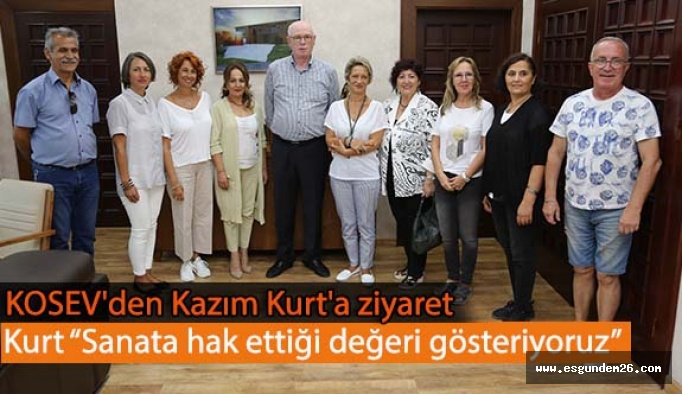 KOSEV'den Kazım Kurt'a ziyaret