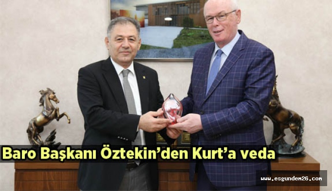 Rıza Öztekin’den Kazım Kurt’a veda ziyareti