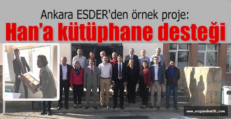 Ankara ESDER'den örnek proje