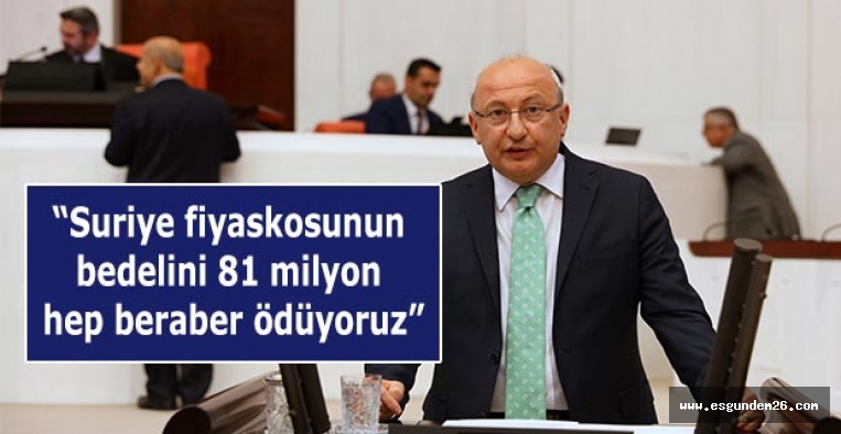 Çakırözer AKP’nin  Ortadoğu politikasını ağır eleştirdi