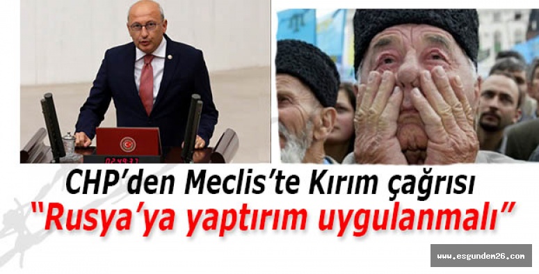 Çakırözer: "Kırım'daki insanlık suçlarına karşı durmalıyız"