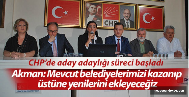 CHP’de aday adaylığı süreci başladı