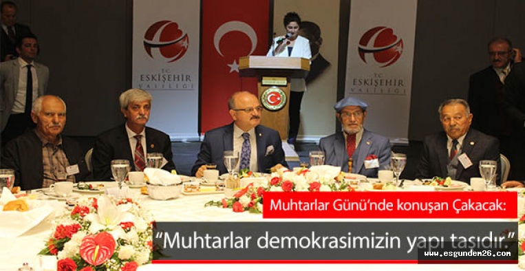 Eskişehirli muhtarlar Muhtarlar Günü’nü kutladı