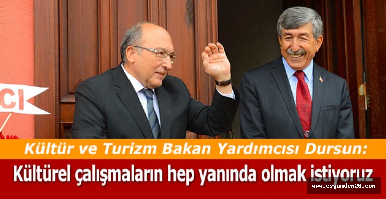 "Gençlerin kültürel çalışmalarının hep yanında olmak istiyoruz"