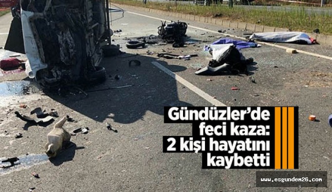 Gündüzler’de feci kaza