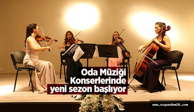 Oda Müziği Konserlerinde yeni sezon başlıyor